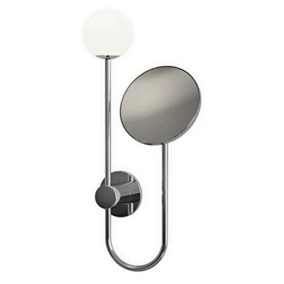 Image of Orb Bathroom Mirrors Polished Chrome IP44, G9