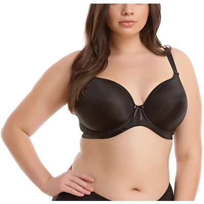 Image of Elomi Women&#039;s Plus Size Bijou Underwire Banded Molded Bra, Black (Black), 38F