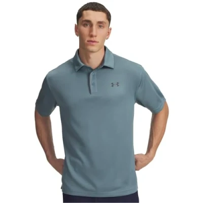 Image of Under Armour Tech Polo Jasper Blue / Pitch Gray MD