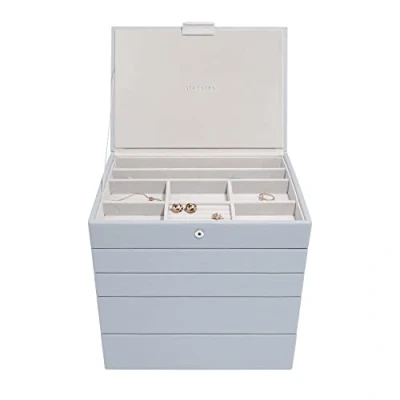 Image of Stackers Lavender Classic Medium Jewellery box Set of 5