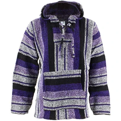 Image of Siesta Mexican Baja Jerga Hoody Lavender (X Large)