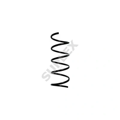 Image of 4143210704, 4143210904, A4143210704, A4143210904 Coil spring SUPLEX 19243 Front Axle with inconstant wire diameter yellow