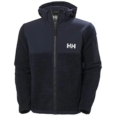 Image of Helly Hansen Men&#039;s Fleece Jacket, Navy, XL UK
