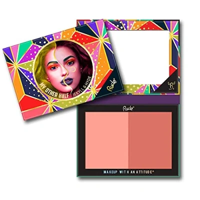 Image of My Other Half Duo Shade Face Palette Jekyll and Hyde by Rude Cosmetics for Women 0.4 oz Makeup