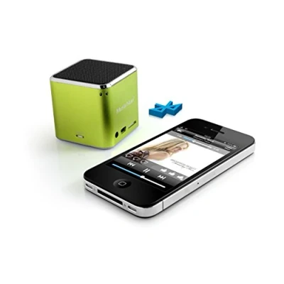 Image of MusicMan Portable Mini Bluetooth Speaker Sound MicroSD Card Support Compact Mobile Soundstation for Smartphones Tablets Laptops BT X2 (Green)