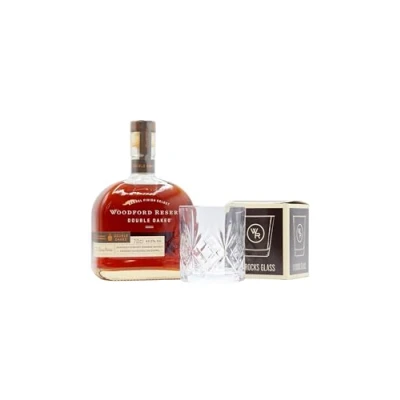 Image of Woodford Reserve Tumbler &amp; Double Oaked Kentucky Straight Bourbon Whiskey
