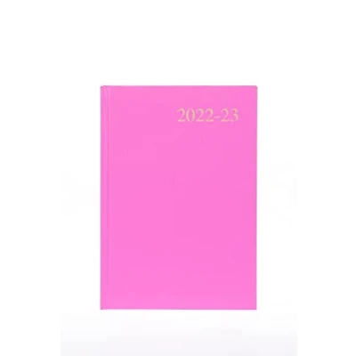 Image of Collins Essential A5 Week to View 2022 23 Mid Year Diary Pink, (210 x 148) (ESSA53M.50 2223)