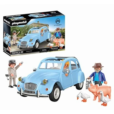 Image of Playmobil 70640 Classic car Citroën 2CV, with removable top, Collector&#039;s item for enthusiasts, Toy collectors and children ages 5+
