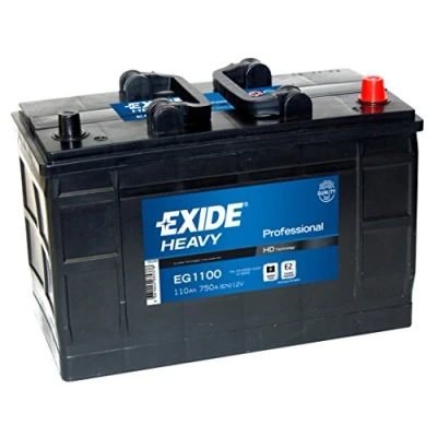 Image of 82027433, B510243 Starter battery EXIDE Start EG1100 12V 110Ah 750A B0 Lead acid