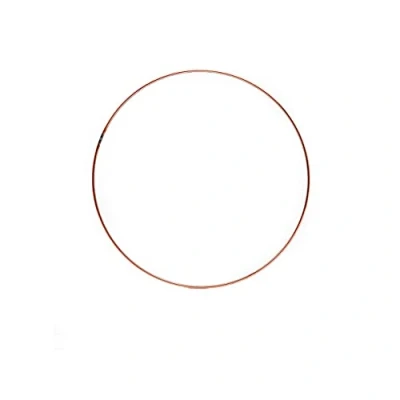 Image of 102mm (4in) Copper Metal Ring for Crafts Wreath &amp; Flower Hoop