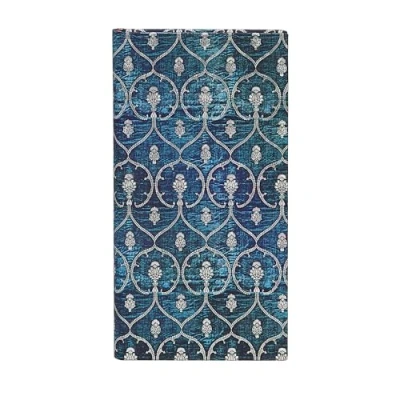 Image of Paperblanks Hardcover Journal Blue Velvet Lined Slim (95 x 180 mm) (Slim Lined), PB6388 9