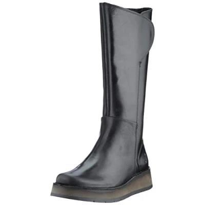 Image of Rhea042Fly Rug Leather Women&#039;s Zip Up Mid Calf Boots