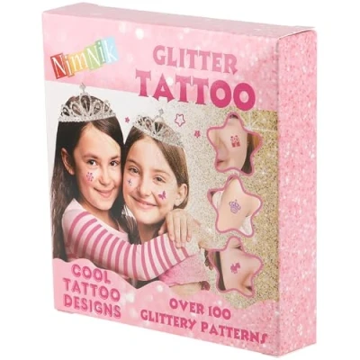 Image of Glitter Tattoos for Kids Tattoo Kit 160 Temporary Girls, Birthday Gifts Girls 7 Year Old Girl Ideas, Fun Age 6 8 9 10+
