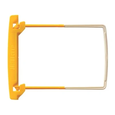 Image of Jalema Spring Binding Clip Yellow (Pack of 100) 5710000 + FINCHLEY Refill Pen Free
