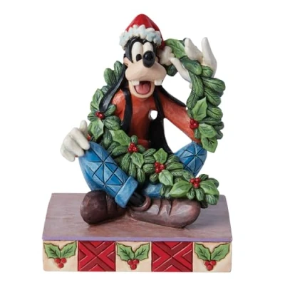 Image of Disney Traditions by Jim Shore A Goofy Christmas Figurine
