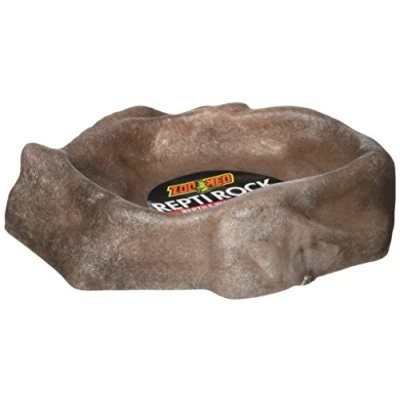 Image of Zoo Med Repti Rock Water Dish, 4.5 X 4 1 Inch, Small