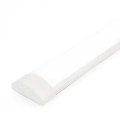 Image of 4Ft LED Batten Light, 3550LM 32W 6500K Tube Slim Profile Dust Proof Integrated Housing, Flexible Surface Mounted Linear Ceiling Garage No Ground Required, Without Plug, Pack of 1