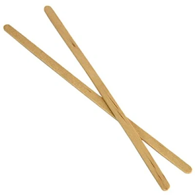 Image of Biopac Wooden Coffee Stirrers 7 Inch Pack of 1000 Disposable Wood for Takeaway Hot Drinks