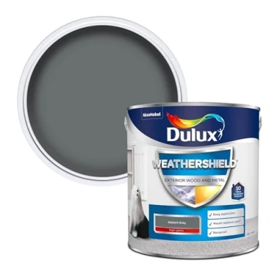 Image of weathershield Gallant Grey high Gloss Exterior Wood and Metal 2.5 L