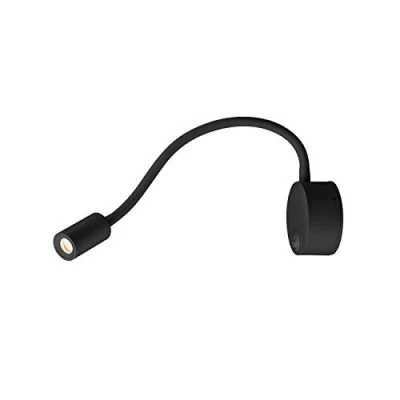 Image of SLV DIO Flex Plate Inside, LED, Surface Mounted Light, Wall spot / 3000K 1.9W 82lm Black 45 Degrees, Aluminium, 1.9 W