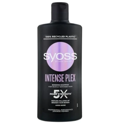 Image of Syoss Intense Plex Bonding Shampoo, Professional action for severely damaged hair, 440 ml (PACK OF 1)