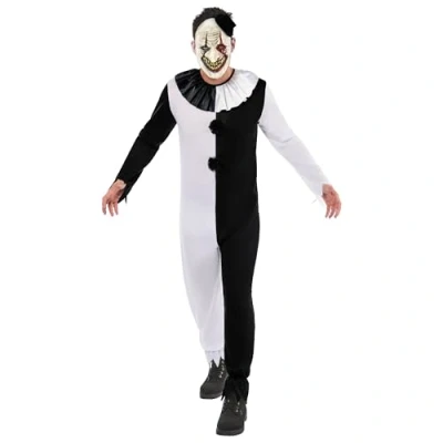 Image of Rubie&#039;s 1001698M000 Adult Terror Clown Fancy Dress, Men, Multicoloured, M
