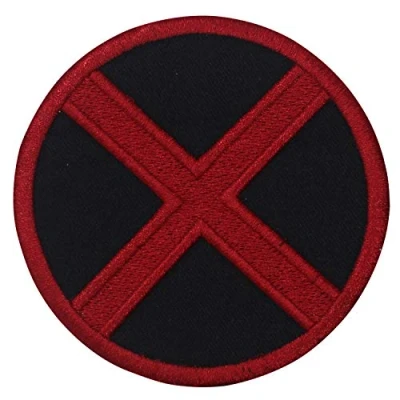 Image of Xmen Red Colorful Logo Embroidered Iron on Patch Sew Badge for Clothes etc