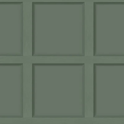 Image of Holden Decor Modern Wood Panel 3D Effect Wooden Panelling Wallpaper Feature Wall 10m Roll [Green 12982]