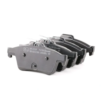 Image of 1619790380, 1647875980, 4254A8 Brake pad set BREMBO P 61 110 excl. wear warning contact without accessories PEUGEOT: 508 I Saloon, SW