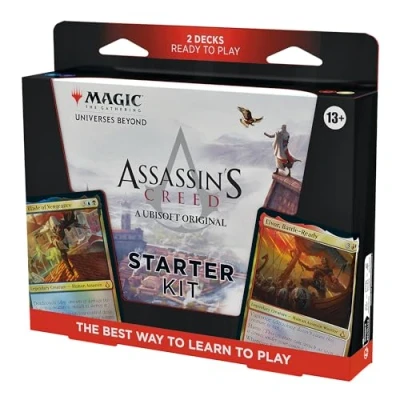 Image of Magic: The Gathering Assassin’s Creed Starter Kit Learn to Play Magic with 2 Themed Decks Player Collectible Card Game for Ages 13+ (English Version)