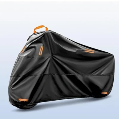 Image of MXQCLSA Waterproof Motorcycle Cover, for Honda DAX 125 St 2016 2024 210D Thickned Oxford Fabric UV Rain Dust Protective Cover with Lock holes and Storage Bag,XL(length of about 1.8m)