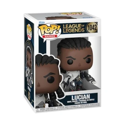 Image of Funko POP! Games: LOL Lucian League Of Legends Collectable Vinyl Figure Gift Idea Official Merchandise Toys for Kids &amp; Adults Video Games Fans Model Collectors and Display