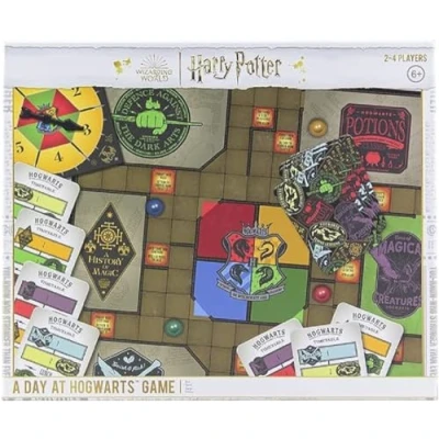 Image of Heading to Hogwarts Board Game Harry Potter for 2 4 Players Ages 6+, Fun Potions, Charms Flying Wand Magic &amp; More Fans Paladone