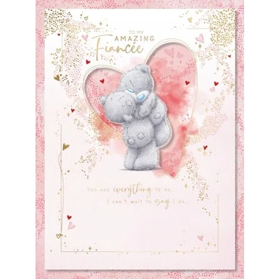 Image of Me To You Bear Amazing Fiancée Valentine&#039;s Day Boxed Card