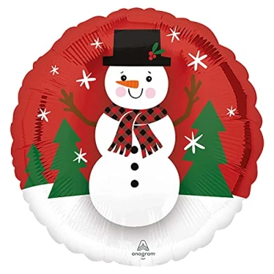 Image of Amscan 4334501 Sd C: Smiley Snowman
