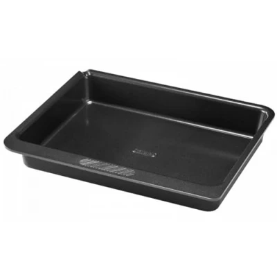 Image of Pyrex Magic Rectangular Carbon Steel Roaster Non Stick Coating 30 x 23cm Black (Pack of 2)
