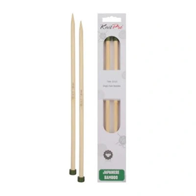 Image of KnitPro Bamboo Single Pointed Needles 25cm 7.00mm 3pcs