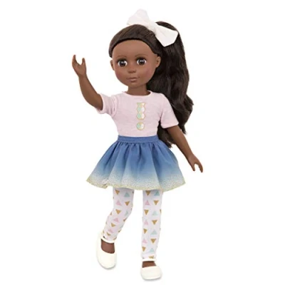Image of Glitter Girls Keltie 36 cm Fashion Doll Brown Hair with skirt outfit Toys, Clothes and Accessories For 3 Year +