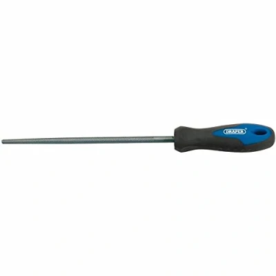 Image of Draper 44955 8106B Round File and Handle, 200mm , Blue