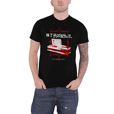 Image of Paradiso Clothing MY Chemical Romance Coffin Print Tshirt, Women&#039;s, Size: Large, Black
