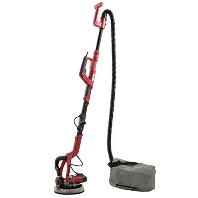 Image of Arebos Long Neck Sander Drywall Wall Ceiling 750 watt, Ø 225 mm Telescopic Rod Suction System Swivel Head with LED Including 6 Sanding Discs and case