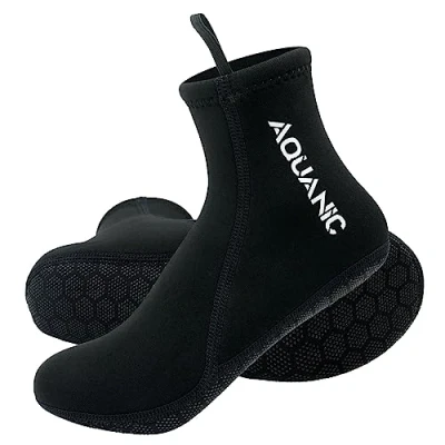 Image of nitescuba Diving Socks 2.5 mm Neoprene Wetsuit Thermal Water Fin for Snorkelling Surfing (UK, Alpha, M, Regular, Black)