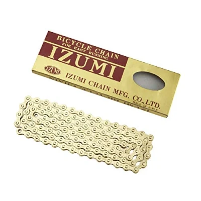 Image of Izumi Standard Track/Fixed Chain 1/8 x 1/2 (116 Links), Gold