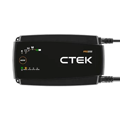 Image of CTEK Pro25S Battery Charger 12V, Power Supply, Tender Charger, Maintainer, 12V Lithium Truck And Car Reconditioning Mode, Desulphator