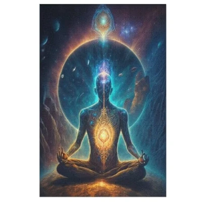 Image of Esoteric Zen Universe Wooden Jigsaw Puzzles For Adults 1000 Pieces Puzzle &amp; Kids Age 12 And Up Family Gathering Educational Game Toys （78x53cm）