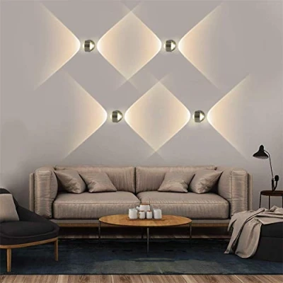 Image of AOK DOOR Wall Night Lamp Light Modern Bedroom Lamps for Living Room Lights Home Warm White