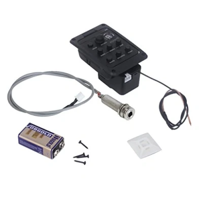 Image of Acoustic Pickup Guitar and Preamp Built in Tuner E EQ