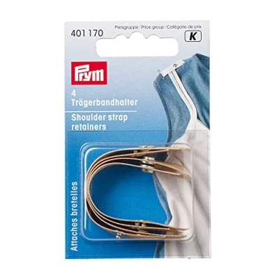 Image of PRYM 401170 Shoulder strap retainers flesh, 4 pieces, 9.2 x 5.5 1 cm