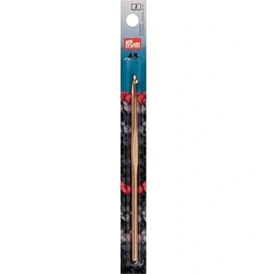 Image of Prym Crochet Hooks for wool without. handle alu silver col 14 cm 4.50 mm, Aluminium