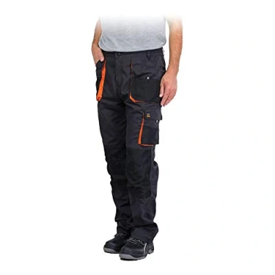 Image of Reis Foreco T_Sbp56 Protective Trousers, Steel Black Orange, 56 Size